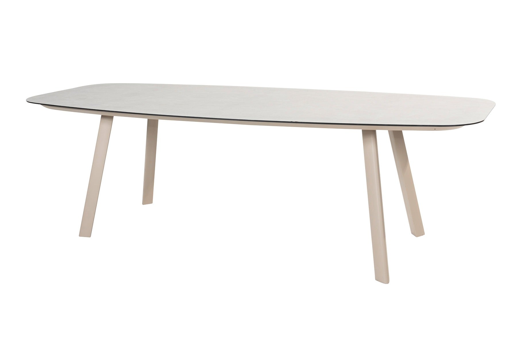 Taste Manolo Deens ovale tuintafel 240x103 cm. - Latte
