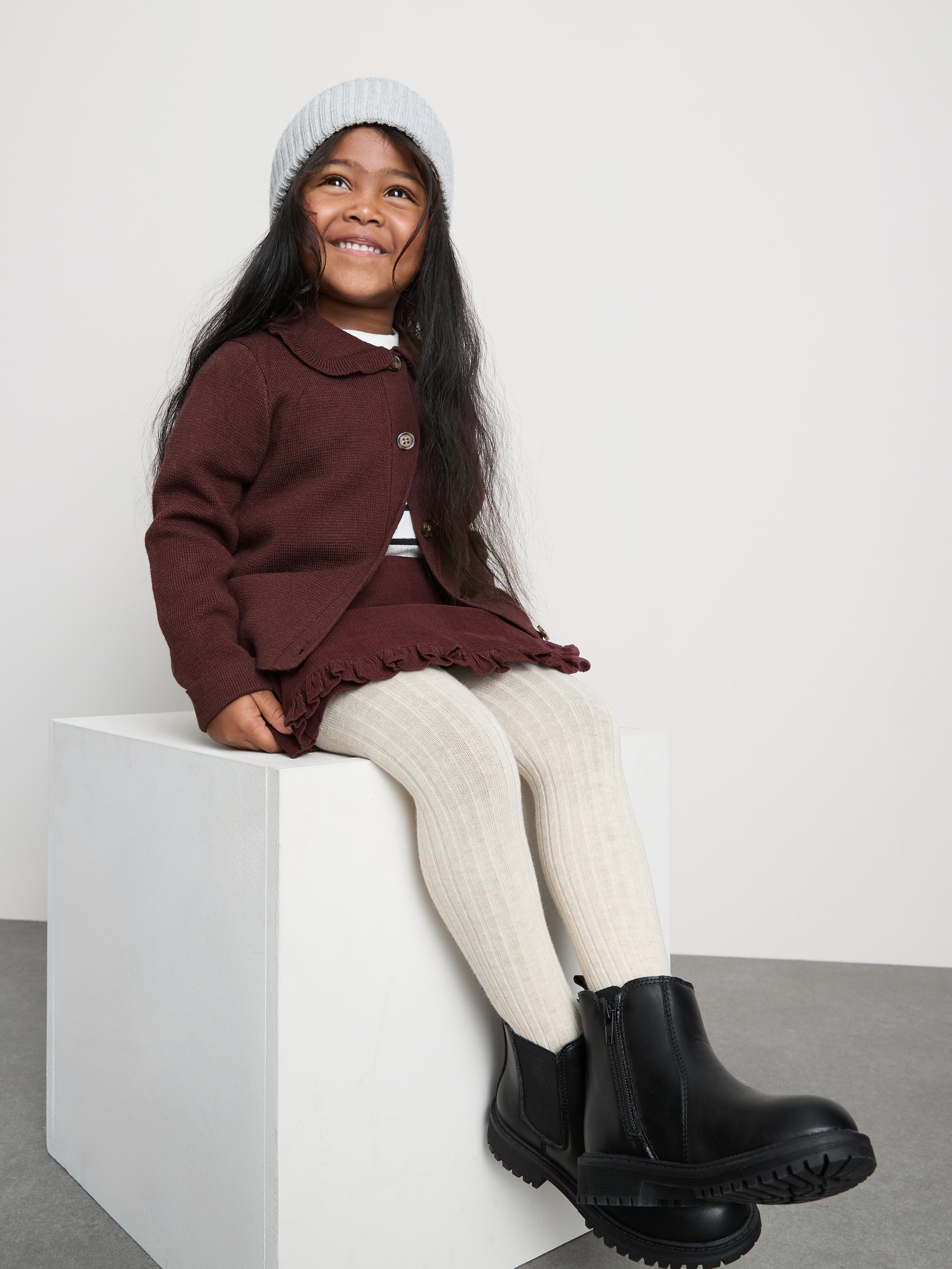 1.5-8yrs | The Edit Collared Cardigan