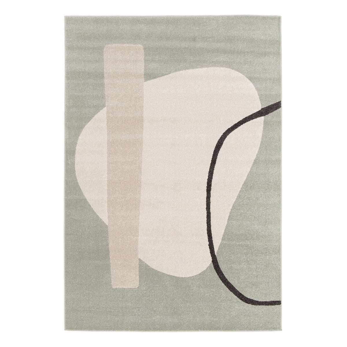 AFK Living vloerkleed Bilbao - zeer zacht - groen - 160 x 230 cm