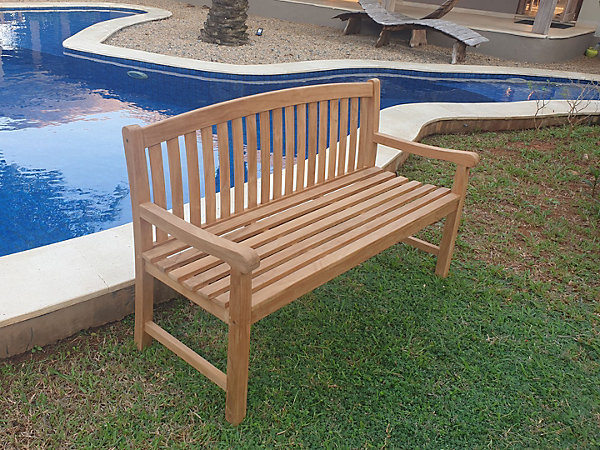 Banc de Jardin LOHIA 150 cm Teck Premium