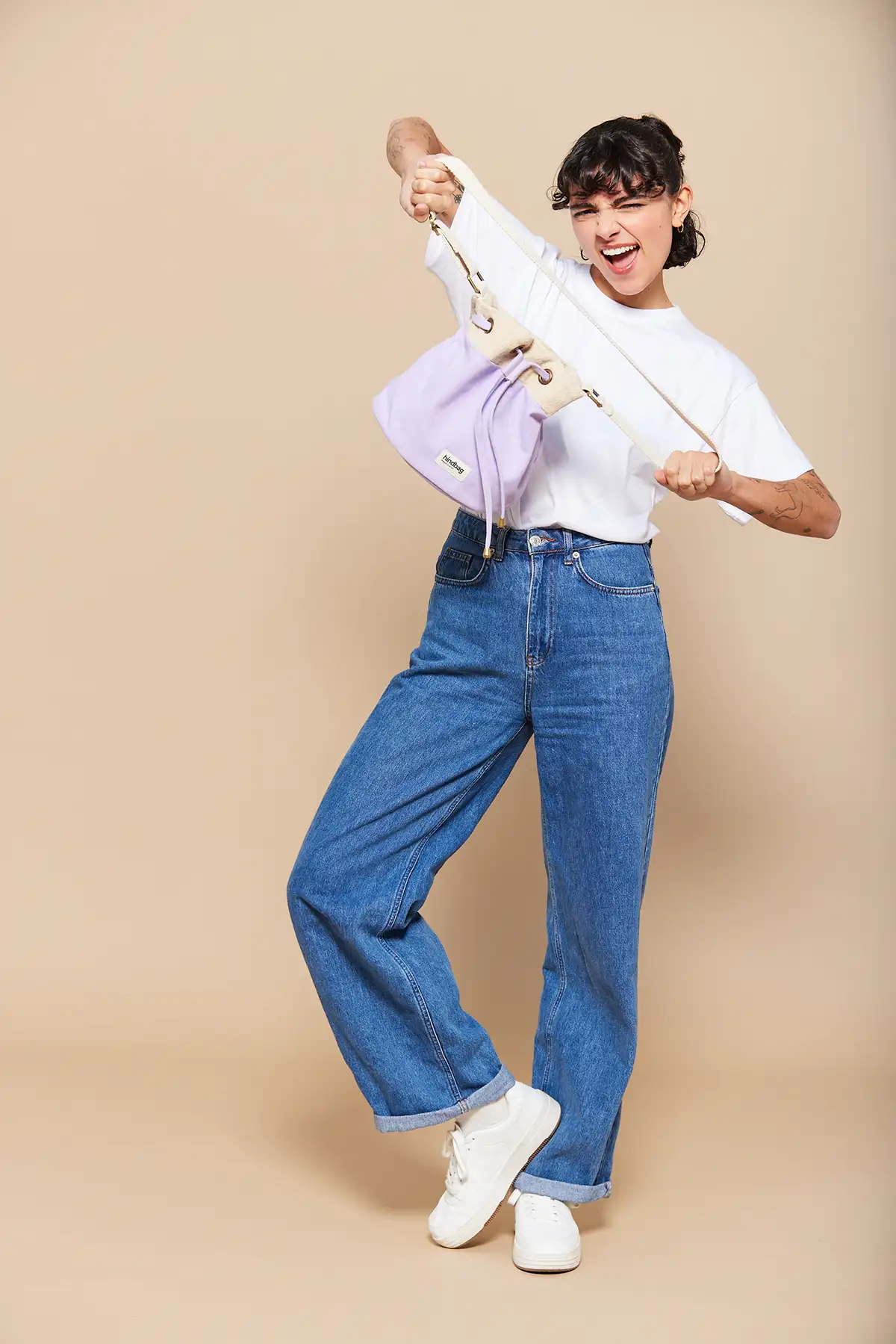 Sac seau Julie Lilas