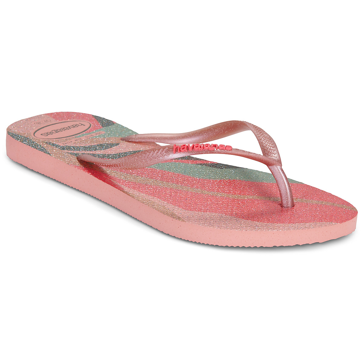 Havaianas - SLIM PALETTE GLOW - Pink / Green