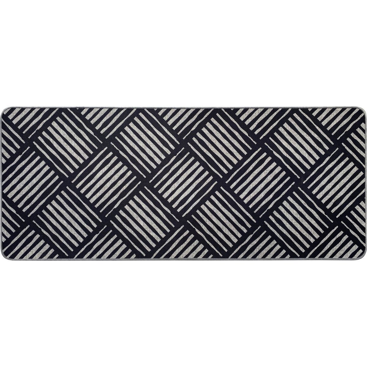 Tapete de entrada cinza ÁFRICA 50x120cm