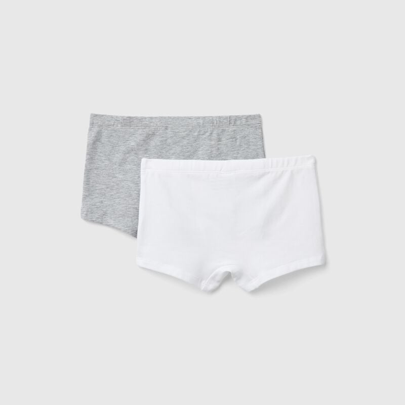 Two boxers in stretch cotton