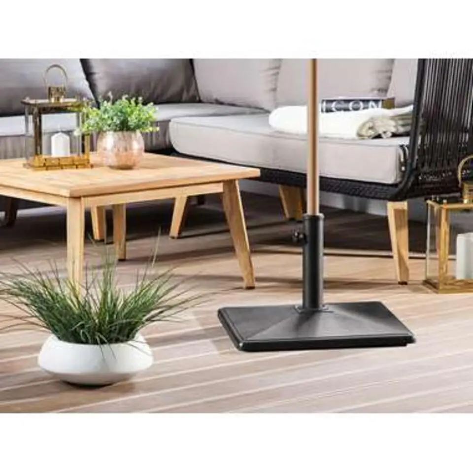 CERVO - Parasolvoet - Zwart - Beton