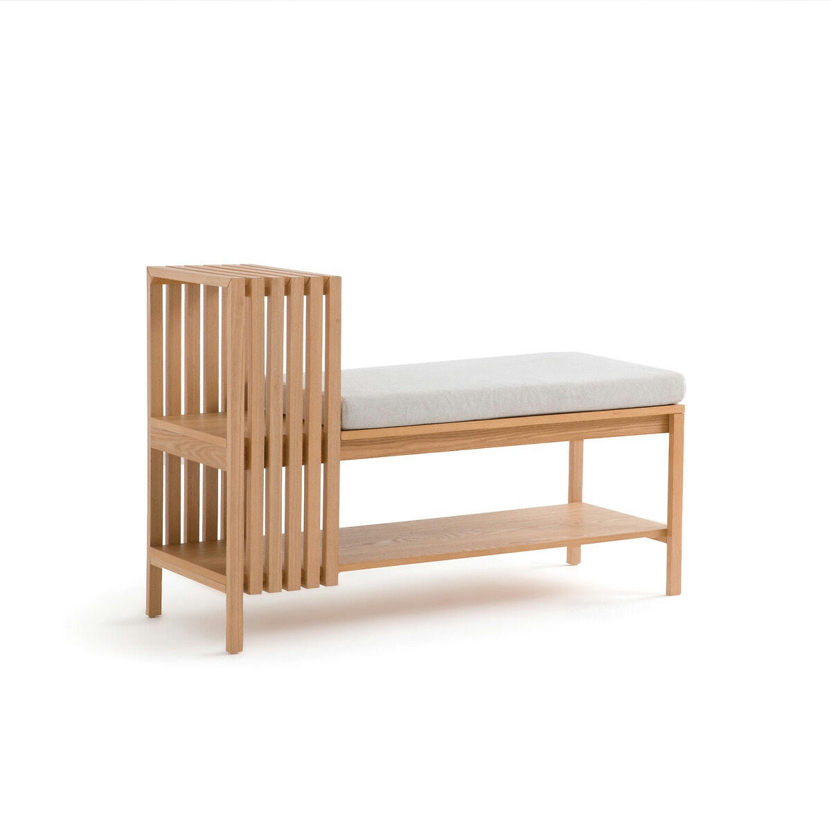Banc d'entrée plaqué frêne, Theonie