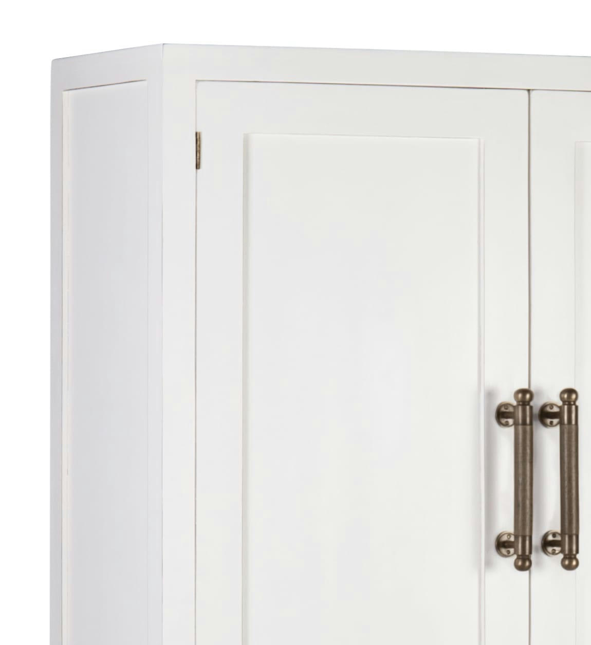 EVEREST - Buffet en bois de mindi blanc L110