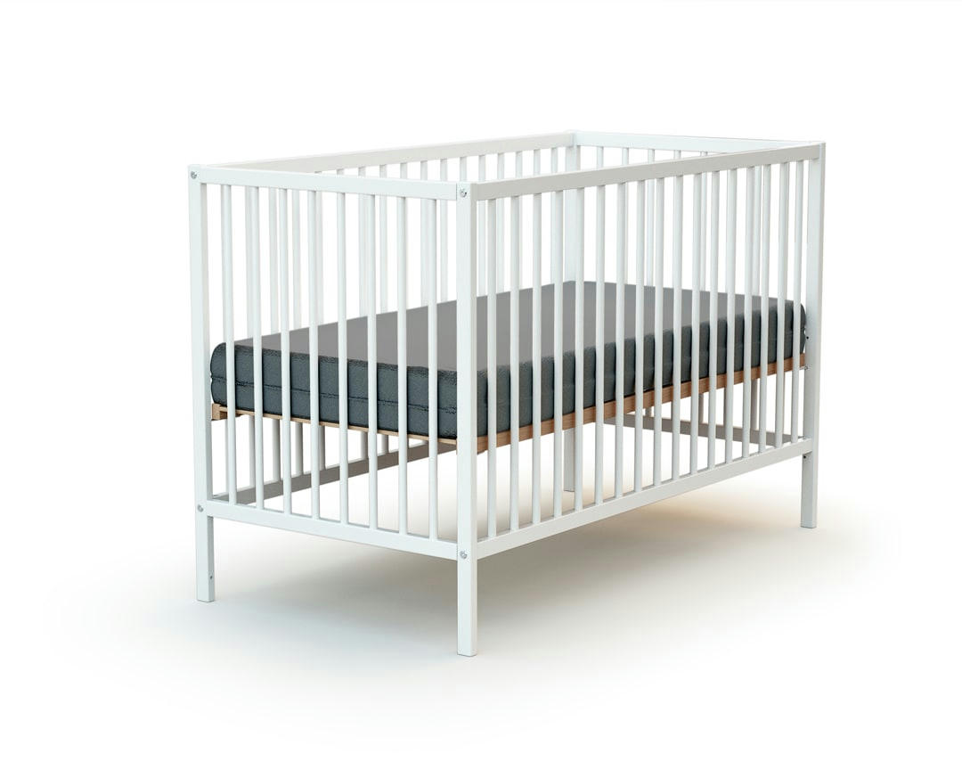 - Lit bébé 60x120 blanc