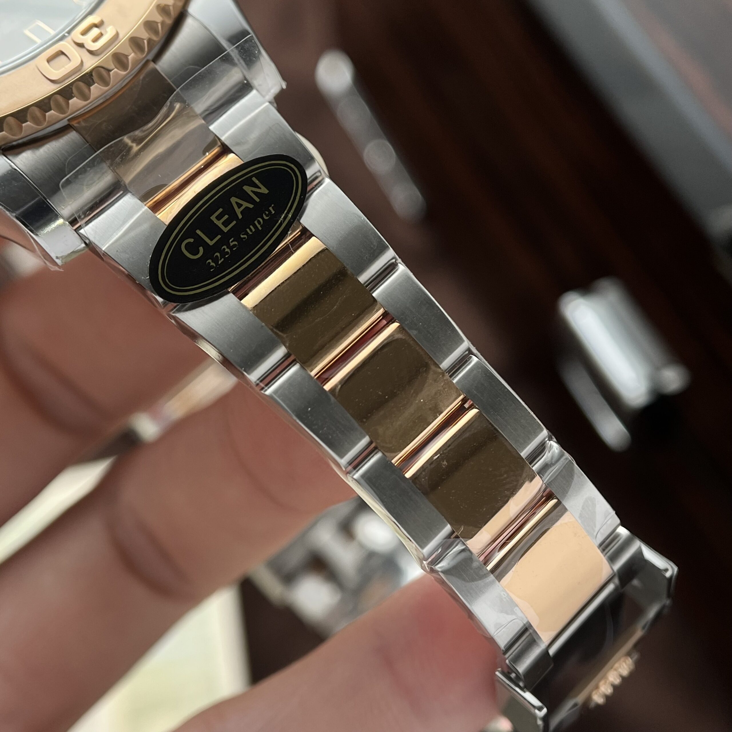 Rolex Yacht-Master 126621 SS/RG Plated Chocolate Dial 40mm Oyster Super Clone