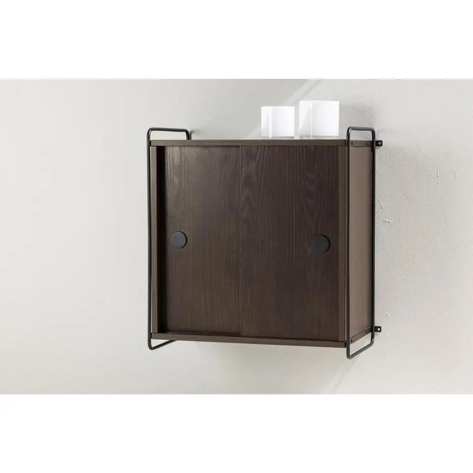 Svea - Stefano hangende opbergkast - 60 x 68 cm - mokka