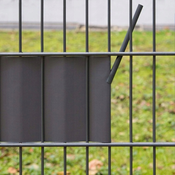 Klipsy zaczepy montażowe do taśma ogrodzeniowa osłona 20szt grafitowe
