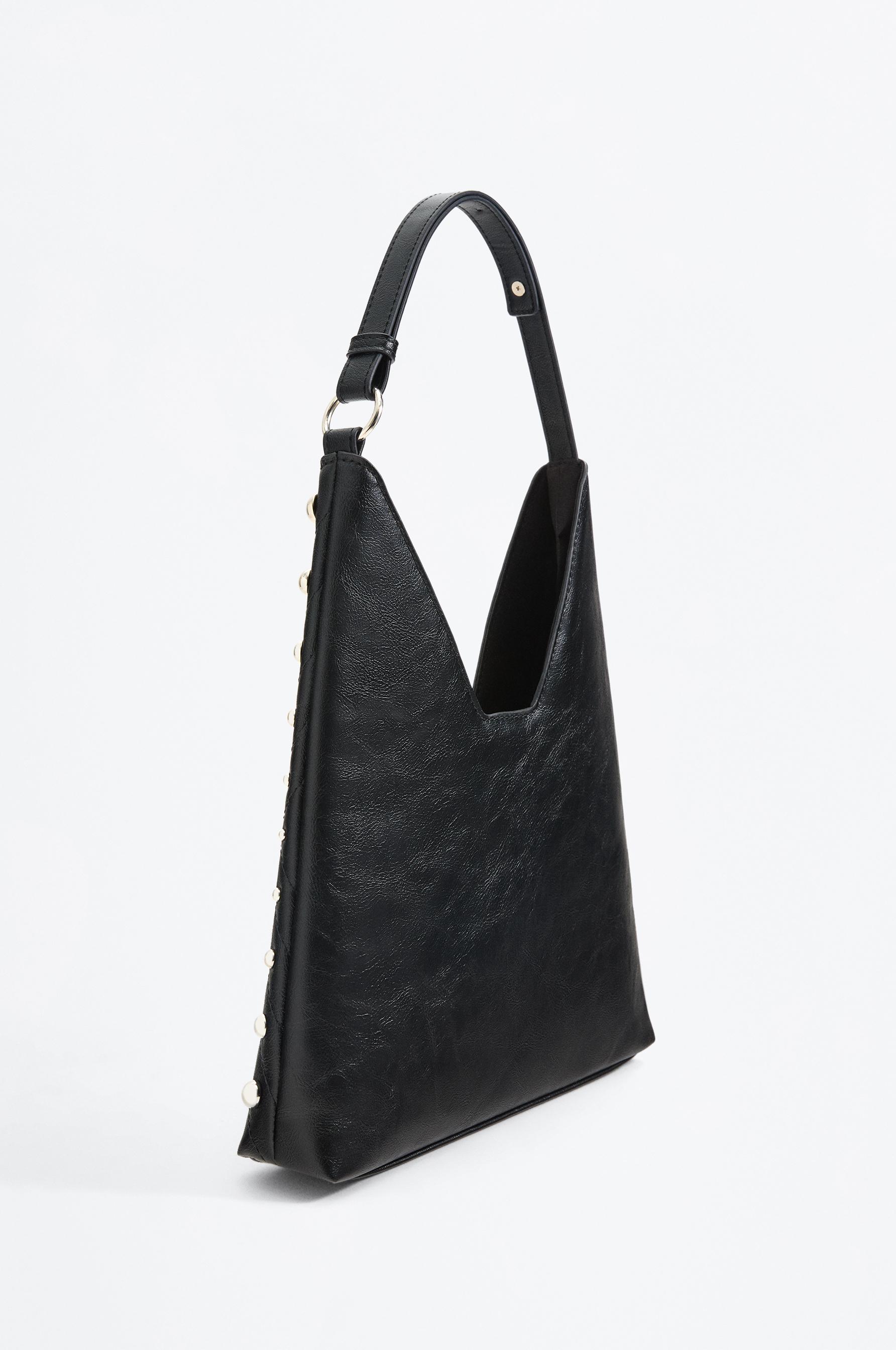 Bolso shopper grande tachas