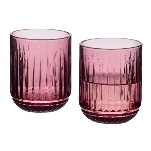 ELISE PURPLE Komplet 4 szklanek 260ml