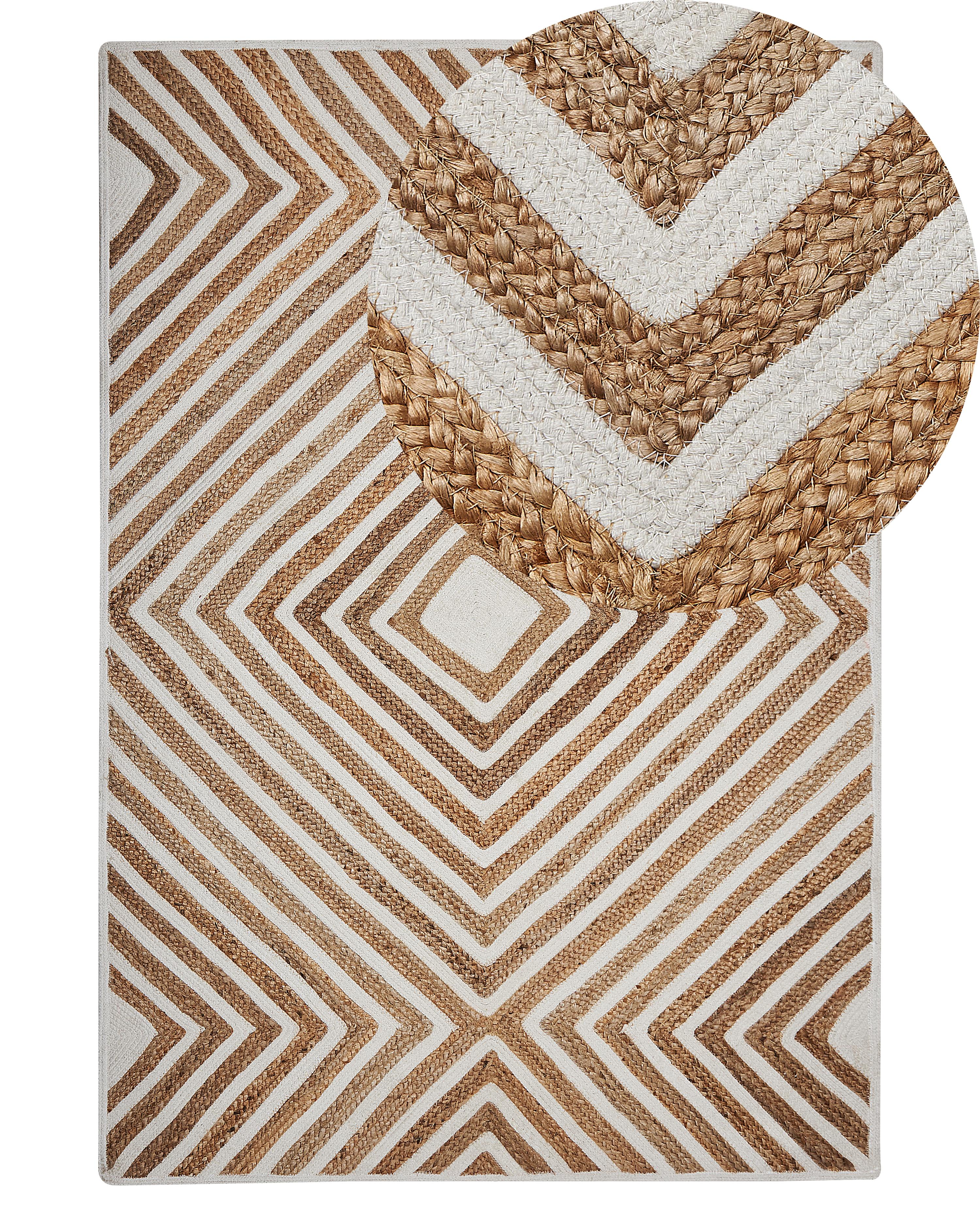 Rug PIRLI Beige 140 x 200 cm Jute