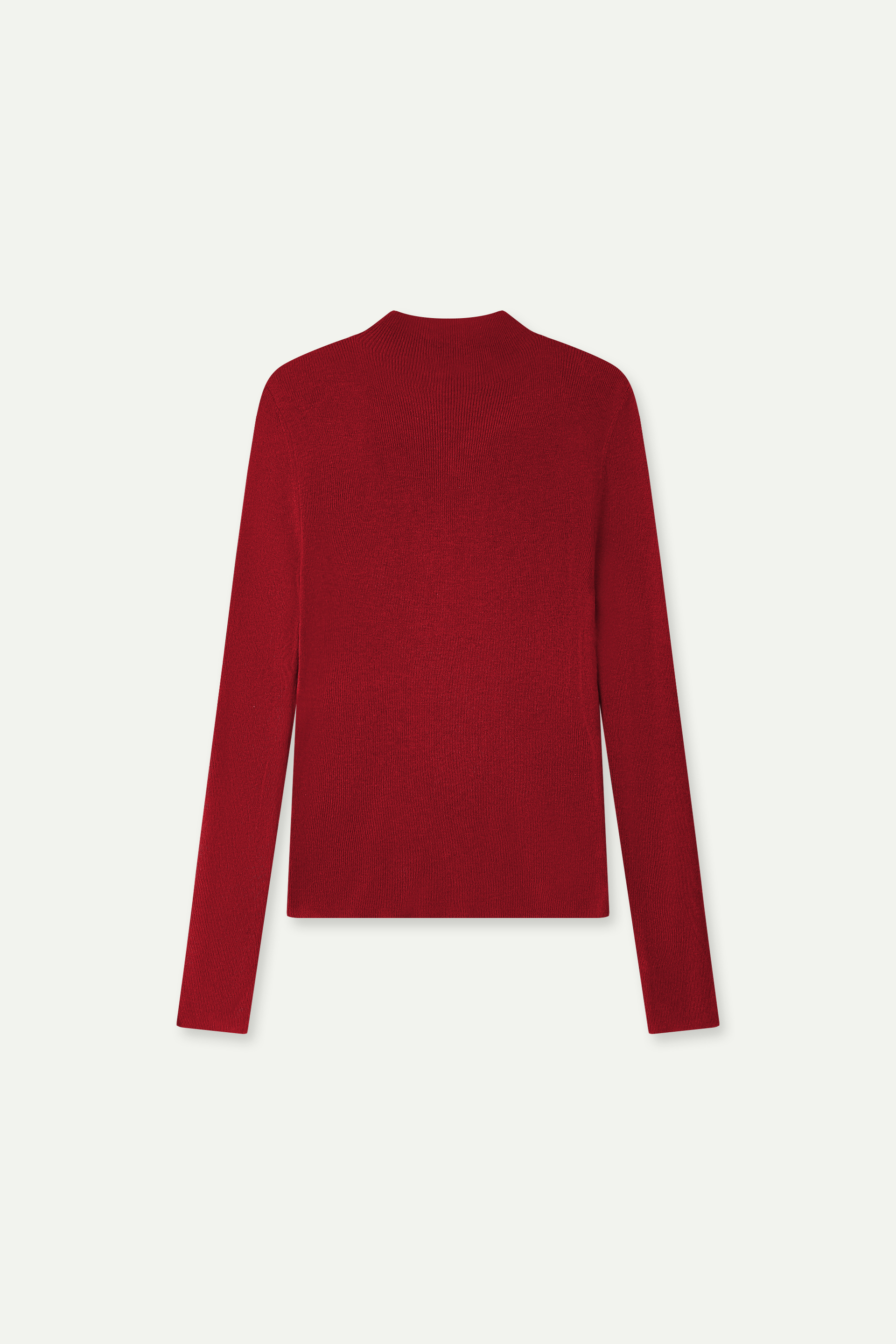 Mock-Neck Knit Top