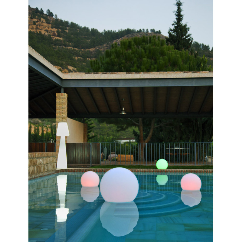 Boule LED lumineuse solaire flottante Buly USB 1 W Ø 40 cm NEWGARDEN