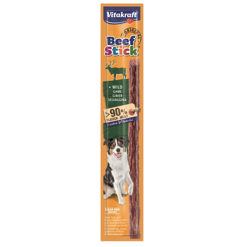 Vitakraft Beef Stick Caza 12gr snack 50 units