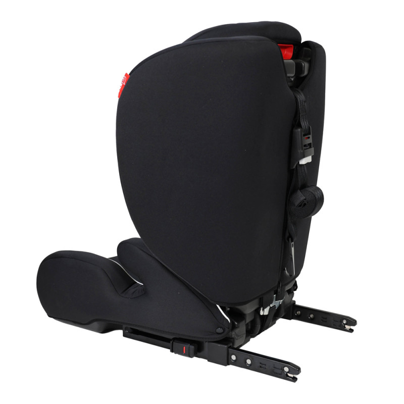 Siège pour enfant Jessie Isofix noir et blanc 76 - 150 cm CARKIDS