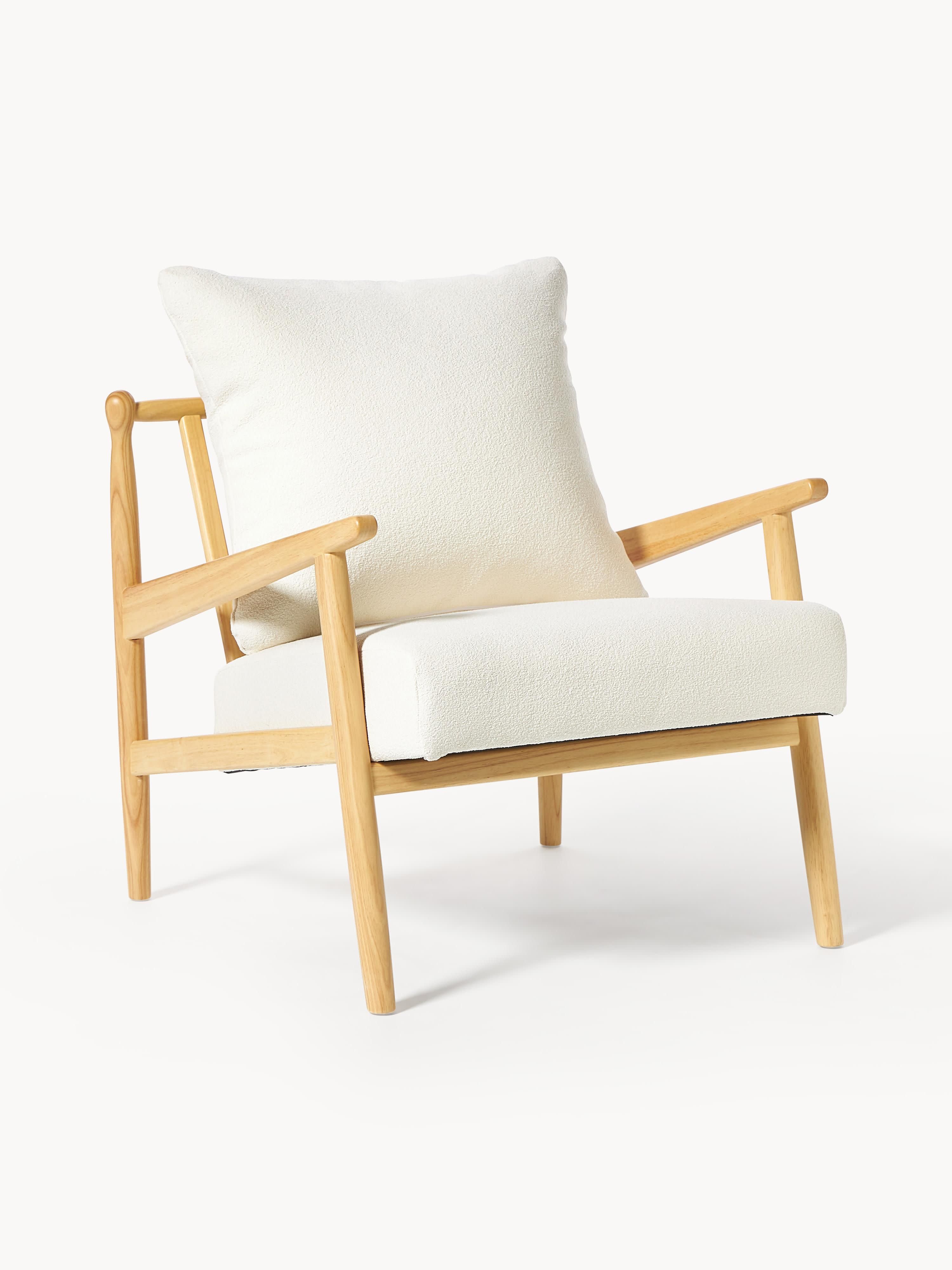 Bouclé-Loungesessel Mikkel