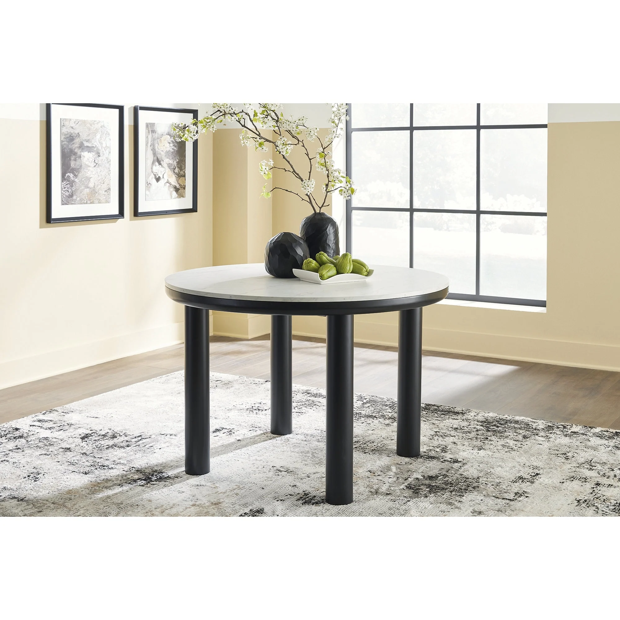 Signature Design by Ashley Sawdyn Dining Table - 45W x 45D x 30H