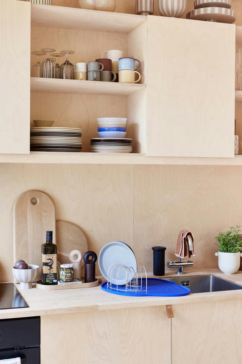 MUNDUS - Lot de 3 linges à vaisselle marron en polyester h30x30cm