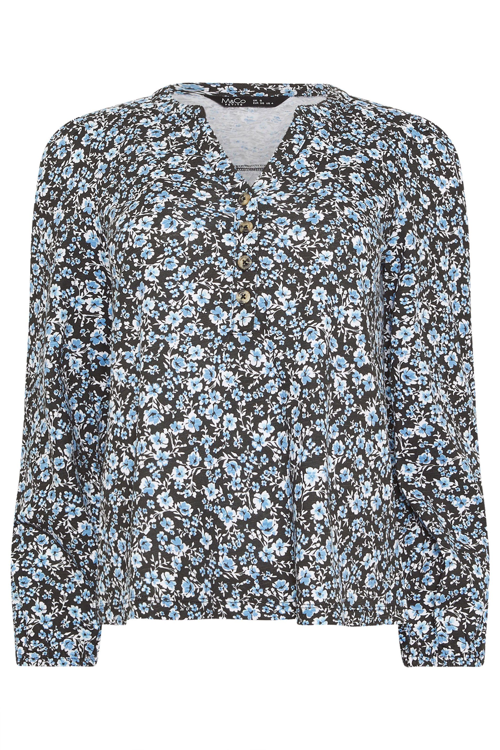 M&Co Petite Cotton Top