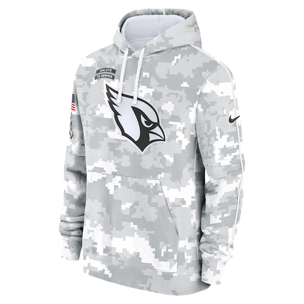 Arizona Cardinals Nike 2024 Salute to Service Club Fleece Pullover Hoodie - Arctic Camo