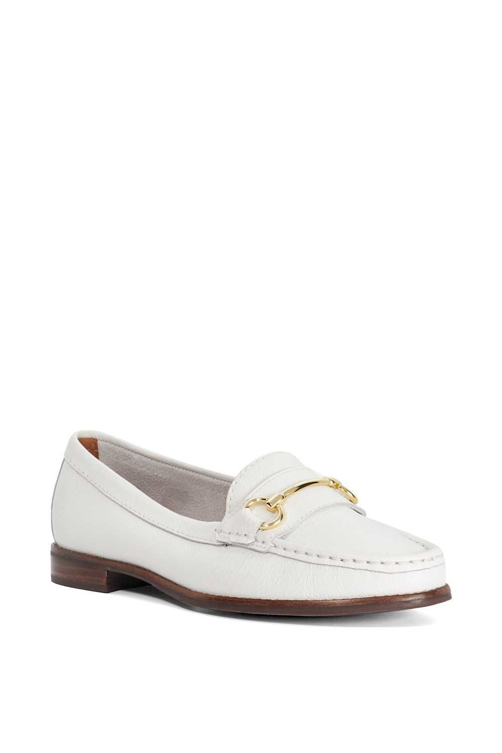 Dune London Wide Fit 'Glenny' Leather Loafers
