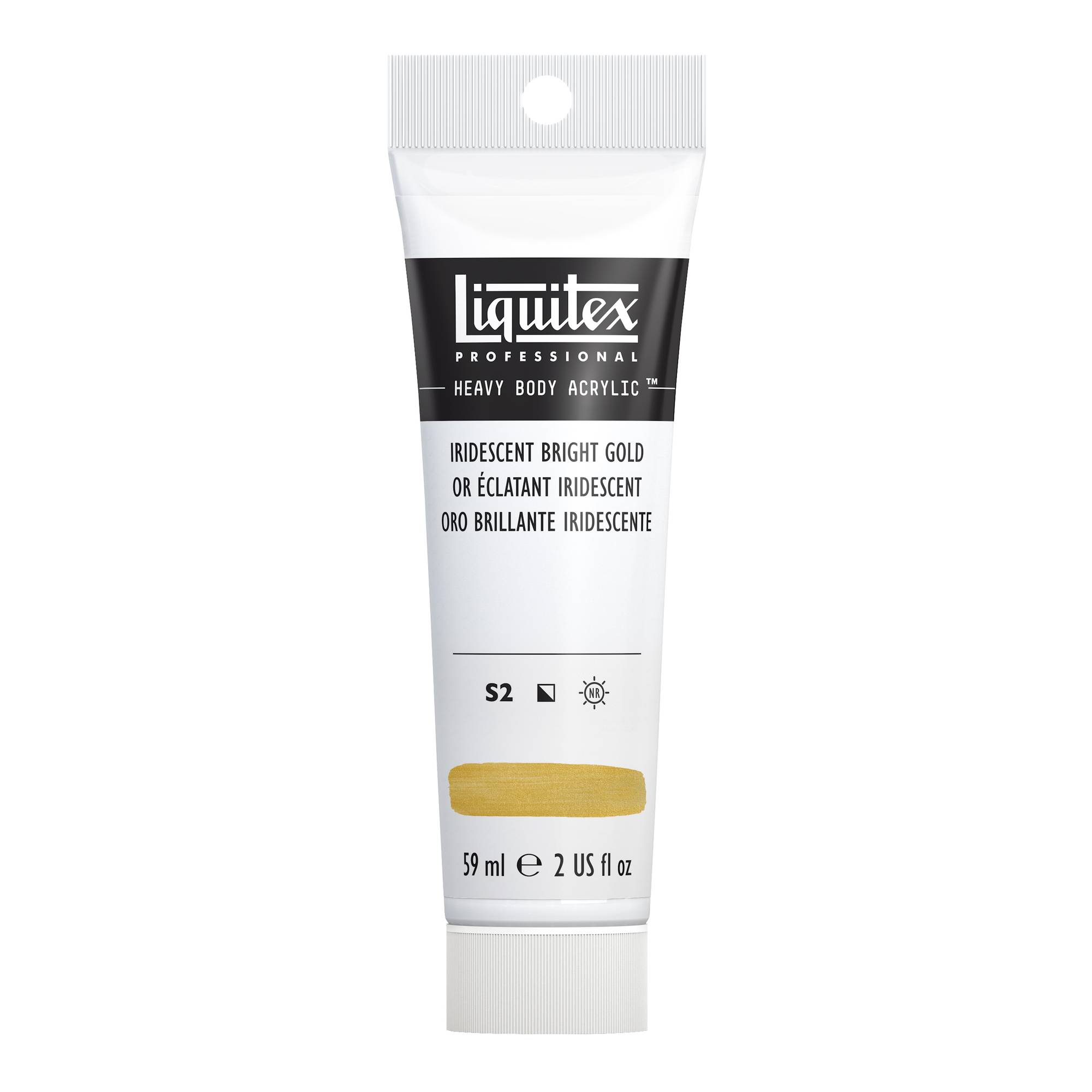 Liquitex Professional Iridescent Bright Gold Heavy Body Acrylic 59ml