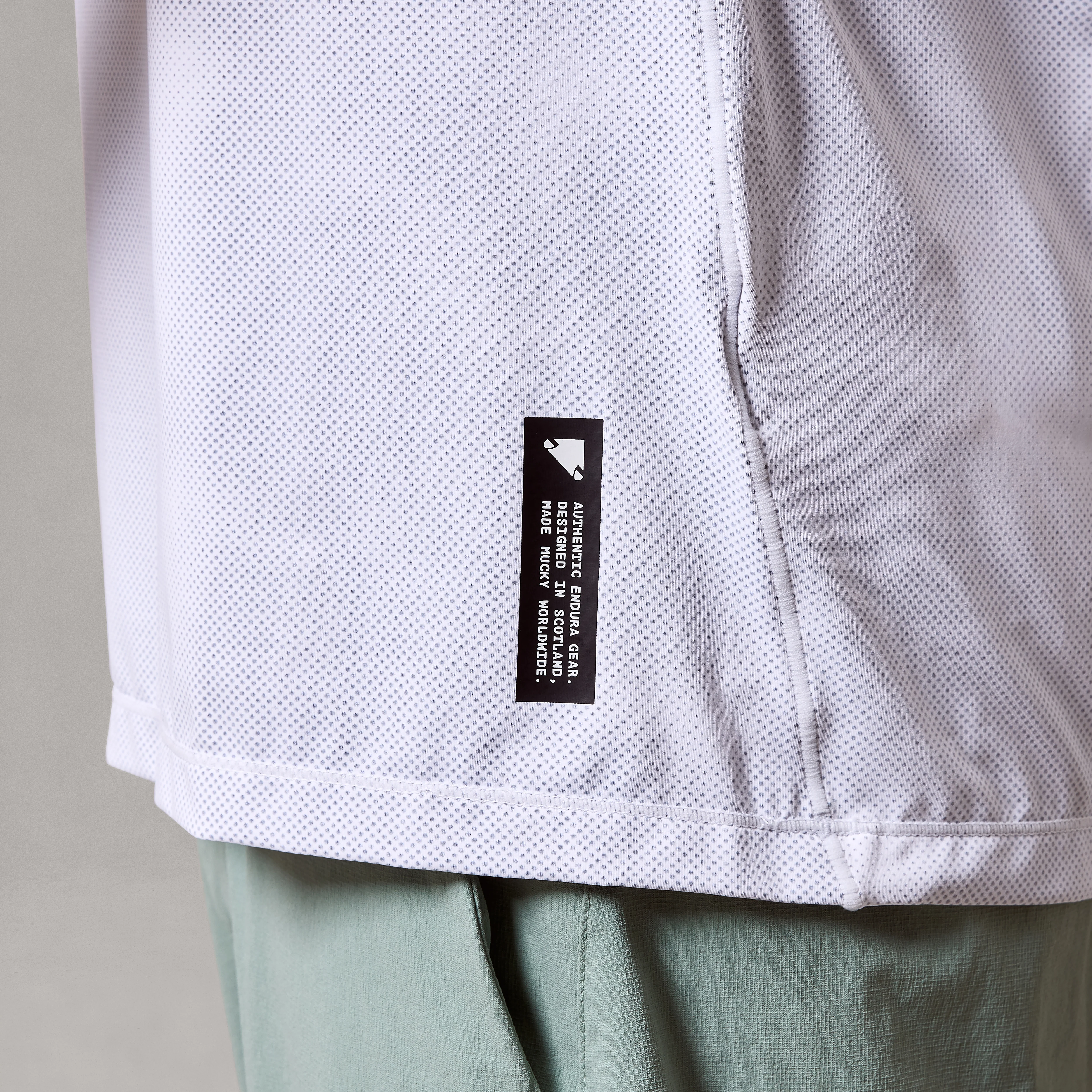 Men's AllTrack Rout S/S Tech Tee - White