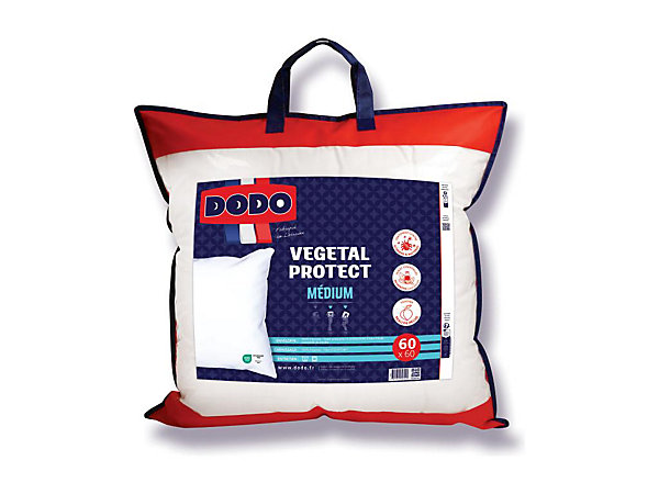 Oreiller DODO anti acariens naturel - 60 x 60 cm - VEGETAL PROTECT