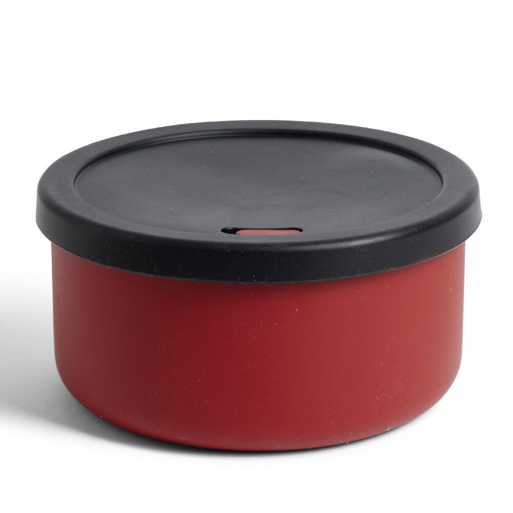 BoÎte alimentaire ronde en silicone 300ml - Ø12xH.5,5cm