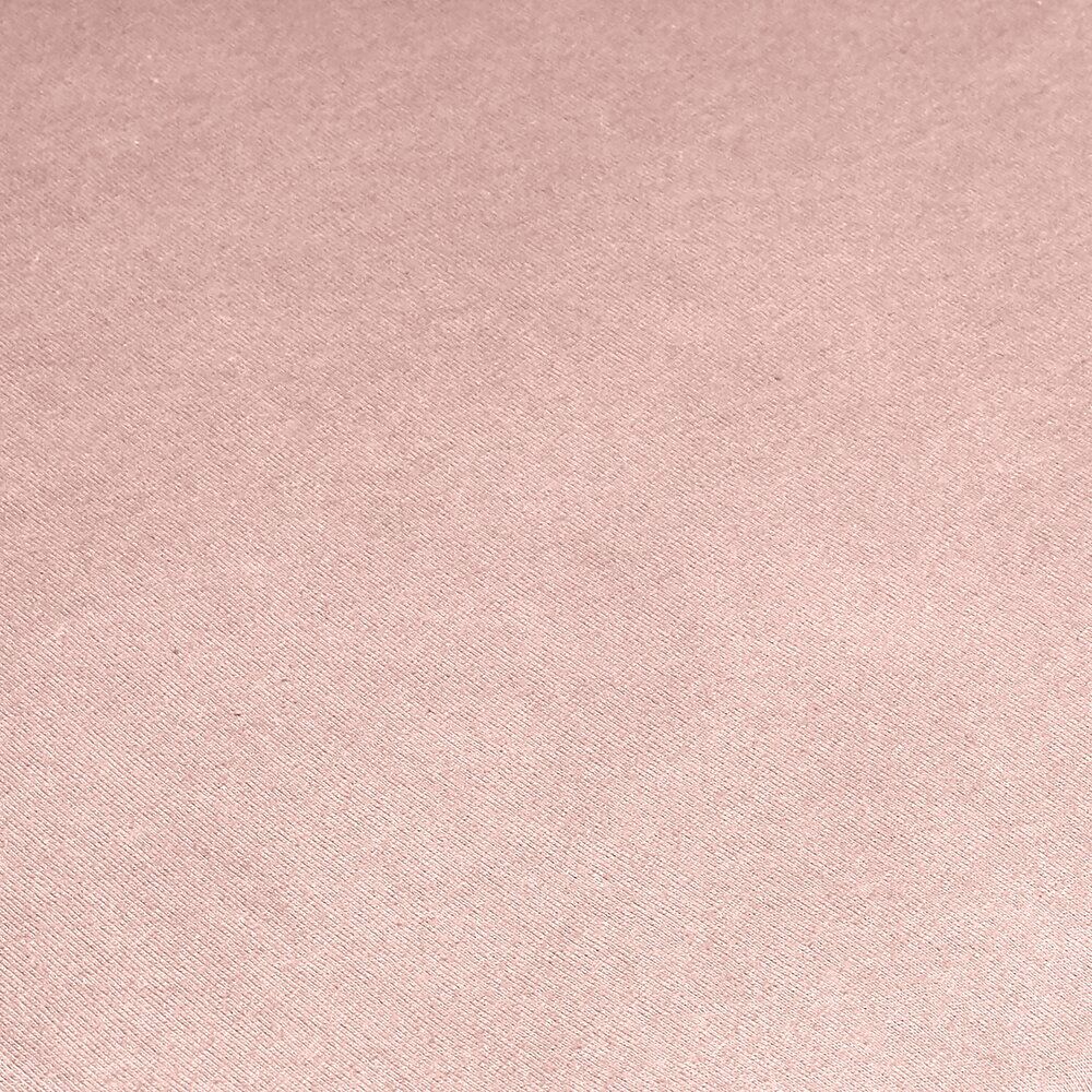 Parure de lit 2 personnes 240x220cm avec 2 taies polyester uni rose