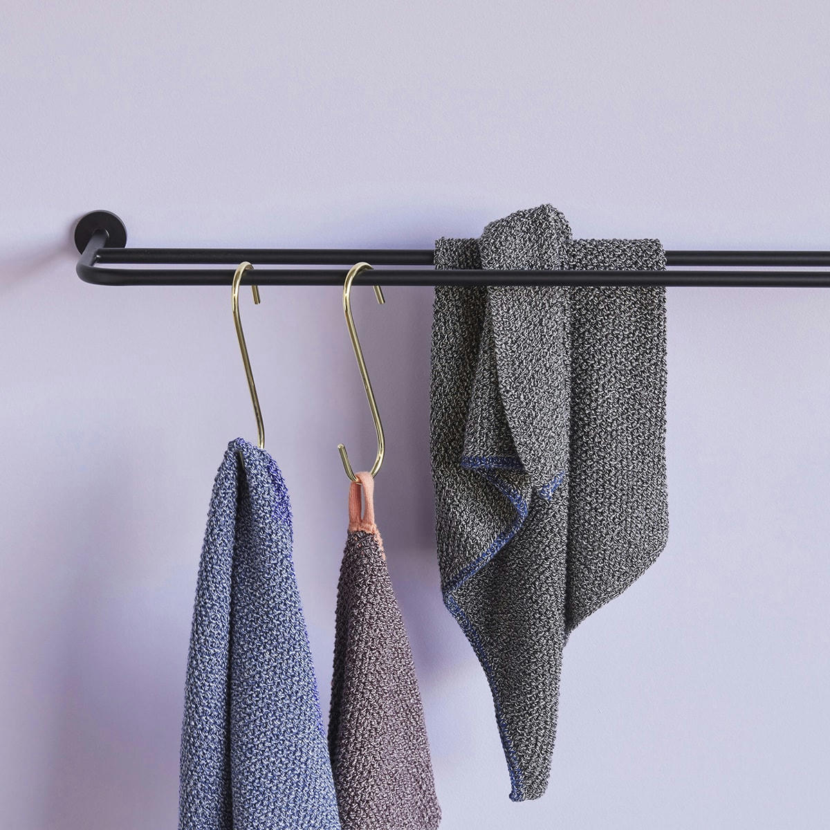 KYOTO - Buffet haut scandinave avec porte vitrée en bois