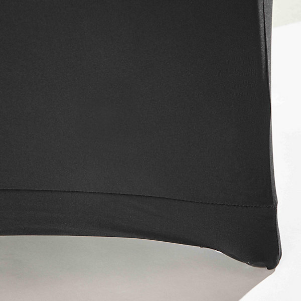 Nappe élastique pour table ronde 150cm noireOviala