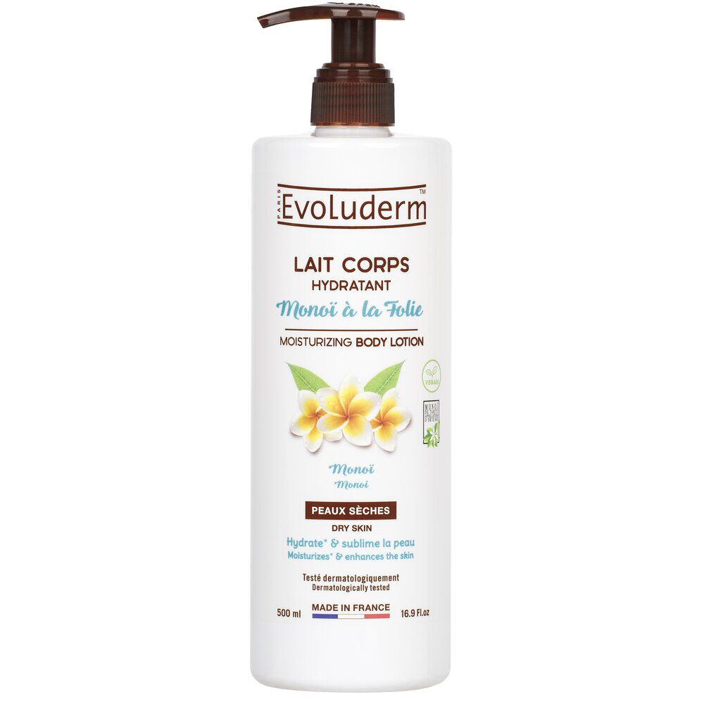 Lait corps Evoluderm monoï 500 ml