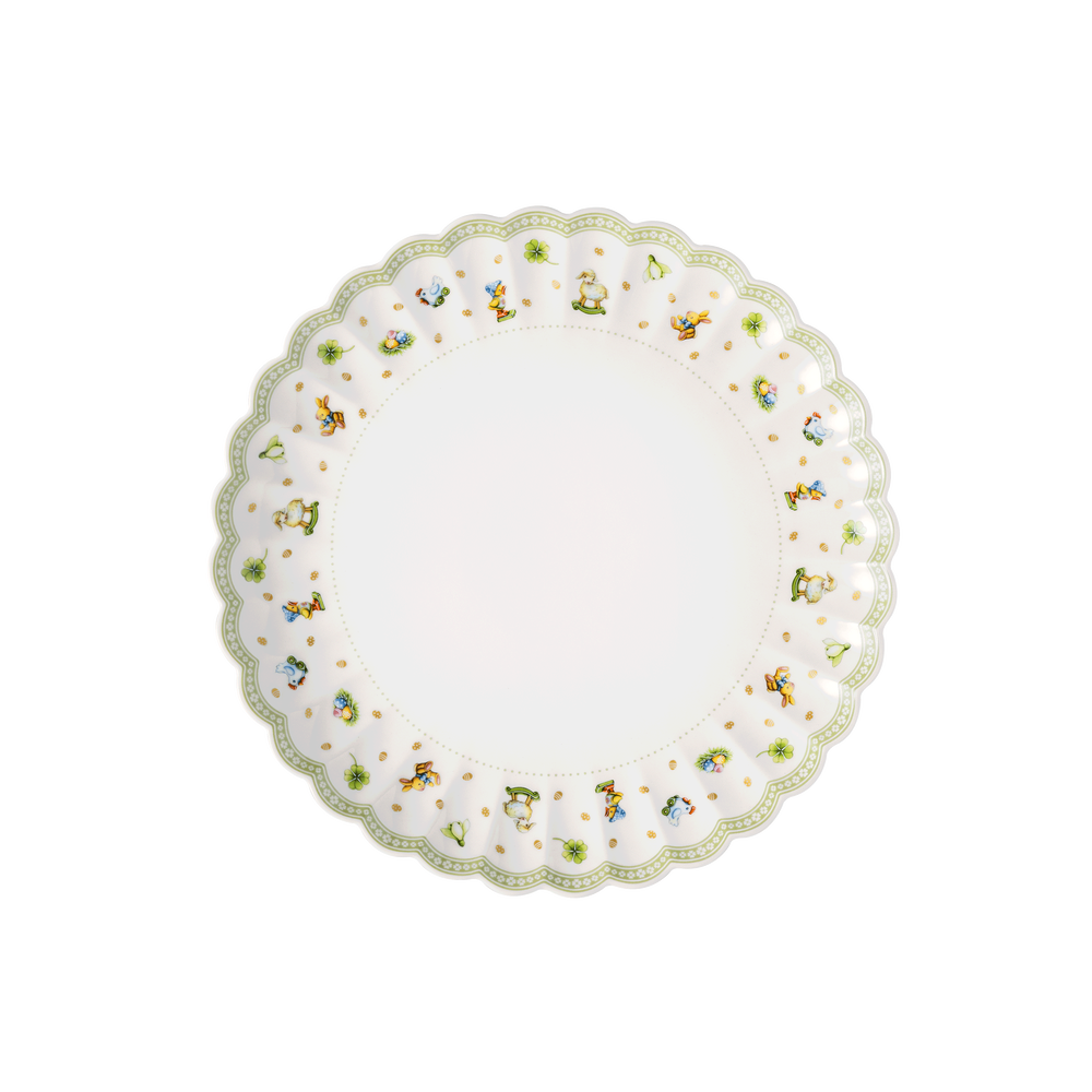 Easter Delight Dinner plate - Green, 10.6'', Premium Porcelain