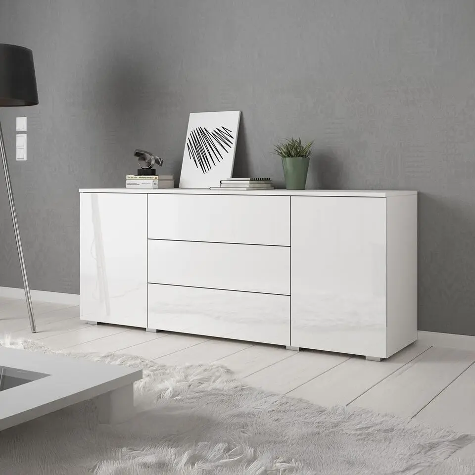 Meubella - Dressoir Pure - Wit - 150 cm