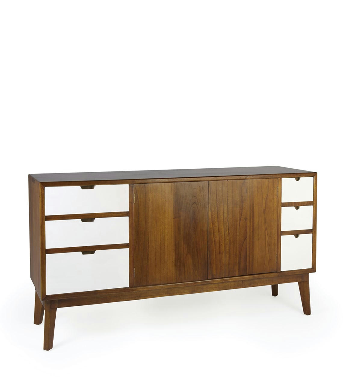 ARTIC - Buffet en bois bicolore, L 160 cm