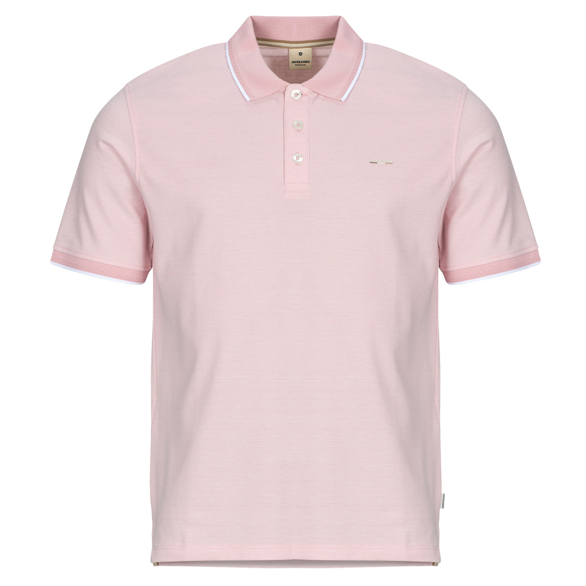 Jack & Jones - JPRBLUALVES SS POLO - Pink