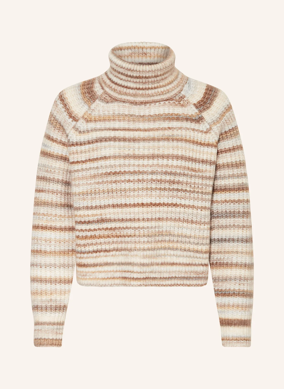 MRS & HUGS Cropped-Rollkragenpullover