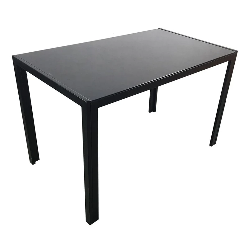 Modern Rectangle Dining Table Black