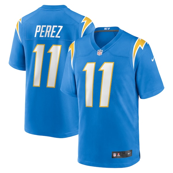 Luis Perez Los Angeles Chargers Nike Team Game Jersey -  Powder Blue
