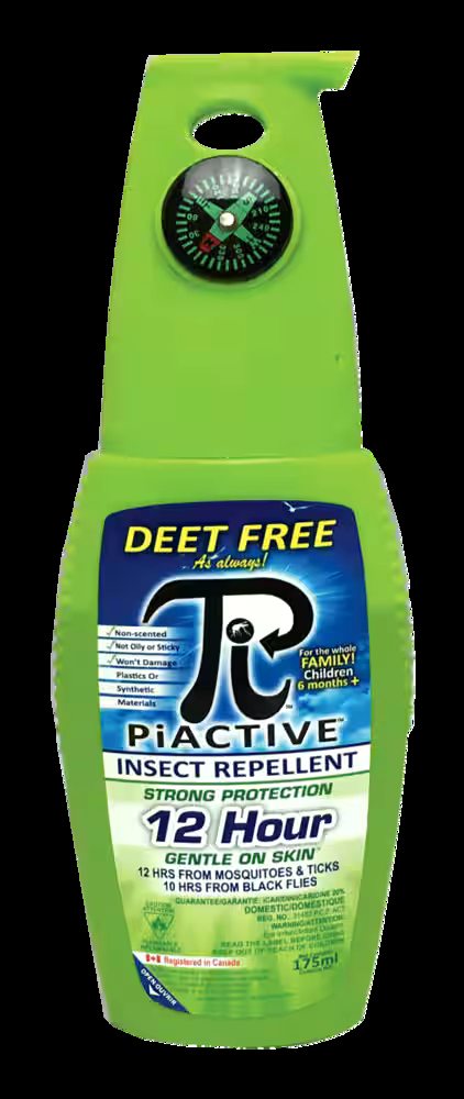 Mosquito Shield PIACTIVE™ 12-Hour DEET-Free Pump Mosquito/Insect Repellent Spray, 175-mL