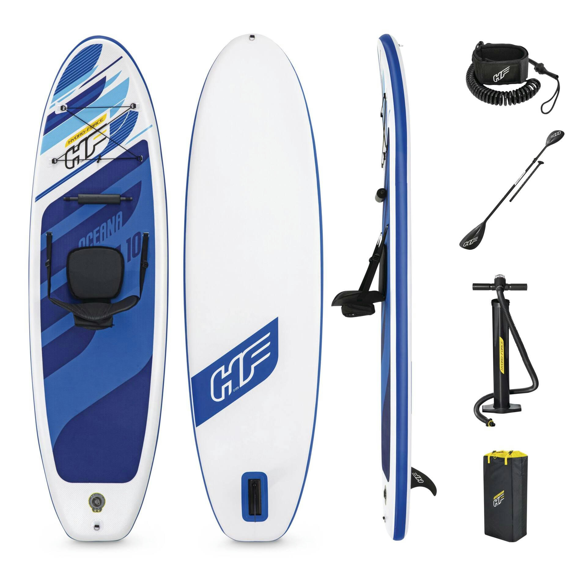 Bestway Hydro-Force Inflatable Stand Up Paddle Board/Kayak, 10-ft