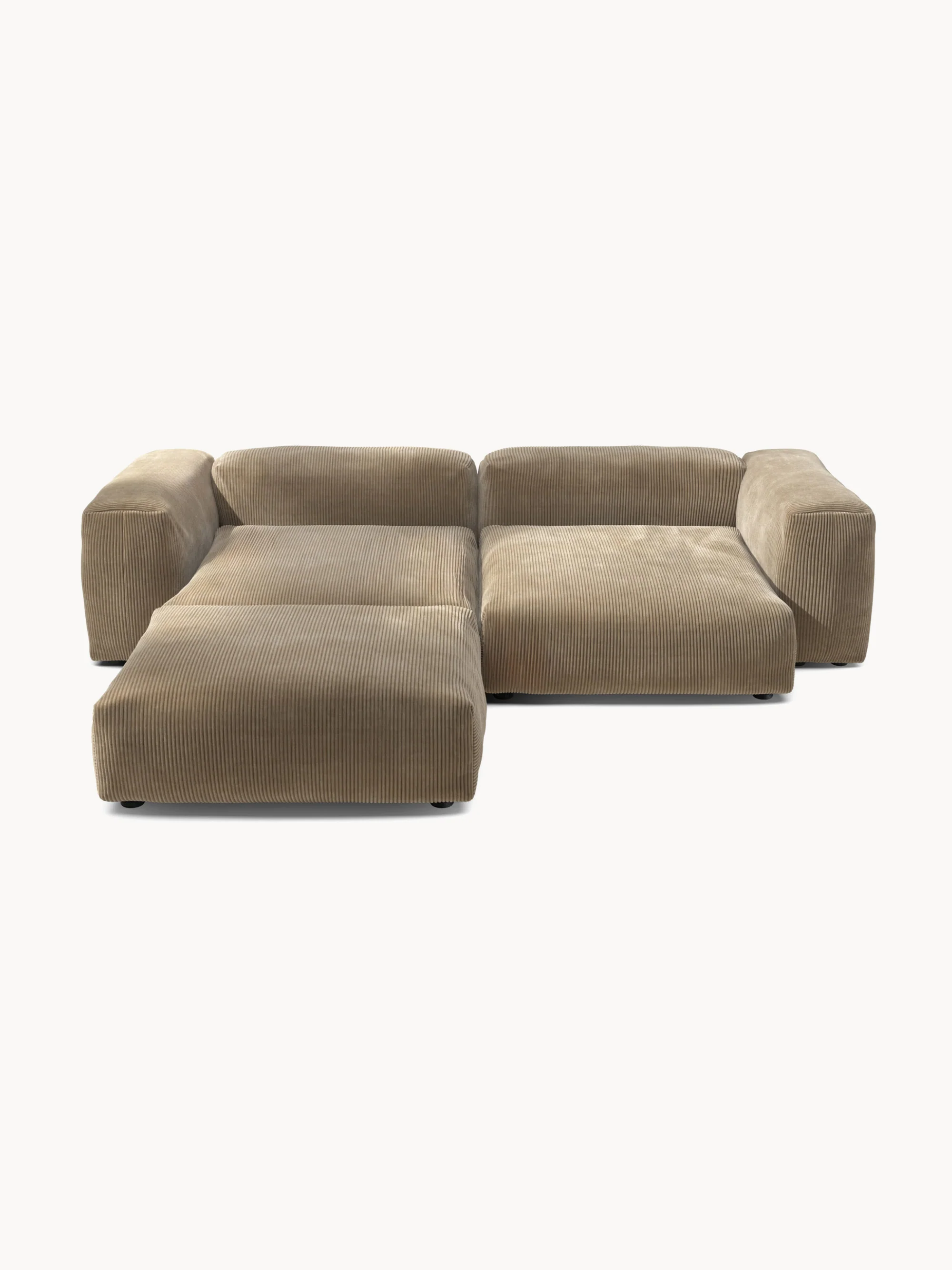 Modulares Cord-Ecksofa Vetsak (3-Sitzer)