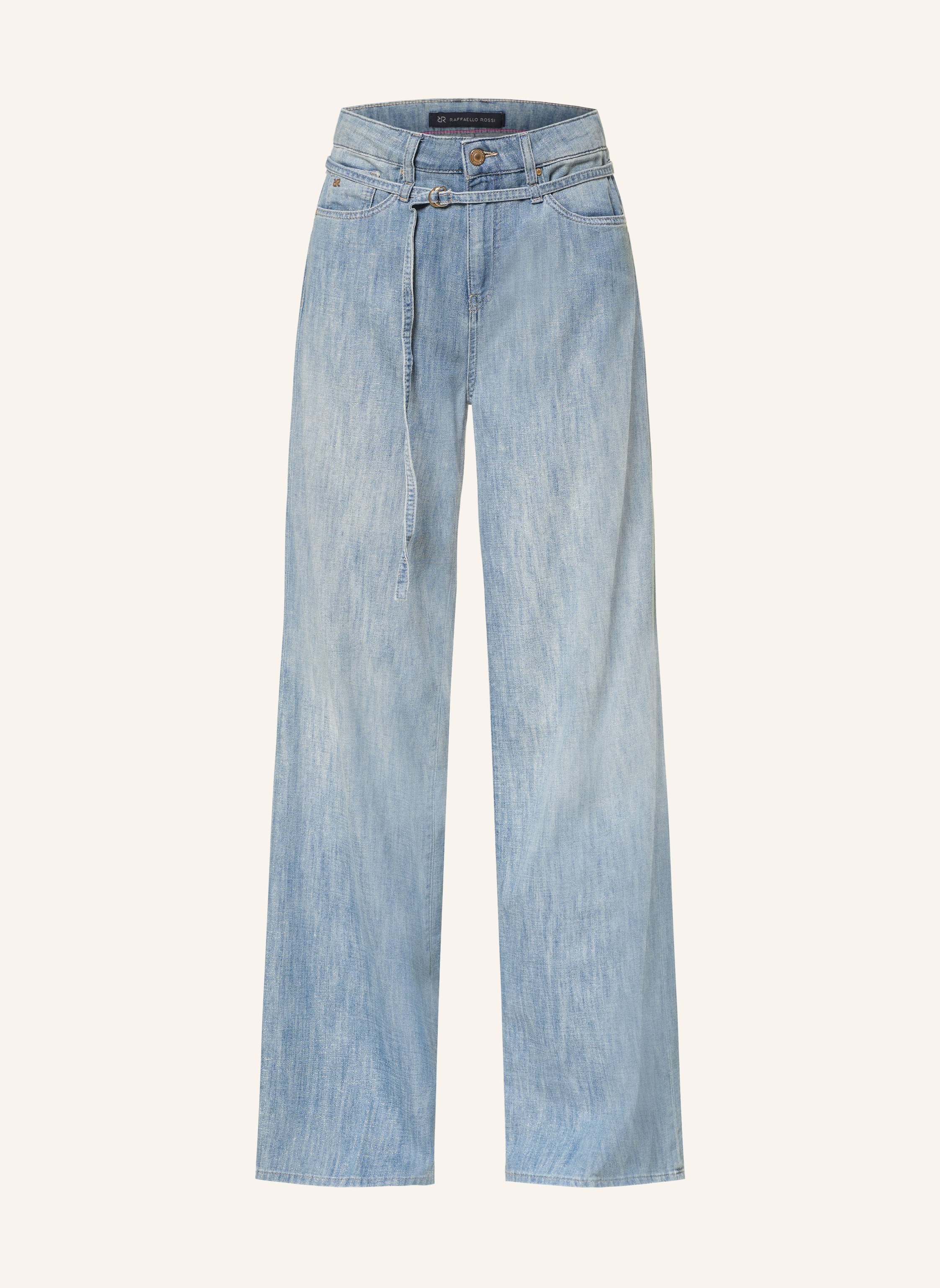RAFFAELLO ROSSI Jeans SVENTY BELT mit Glitzergarn