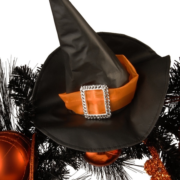 24" Halloween Witch Wreath