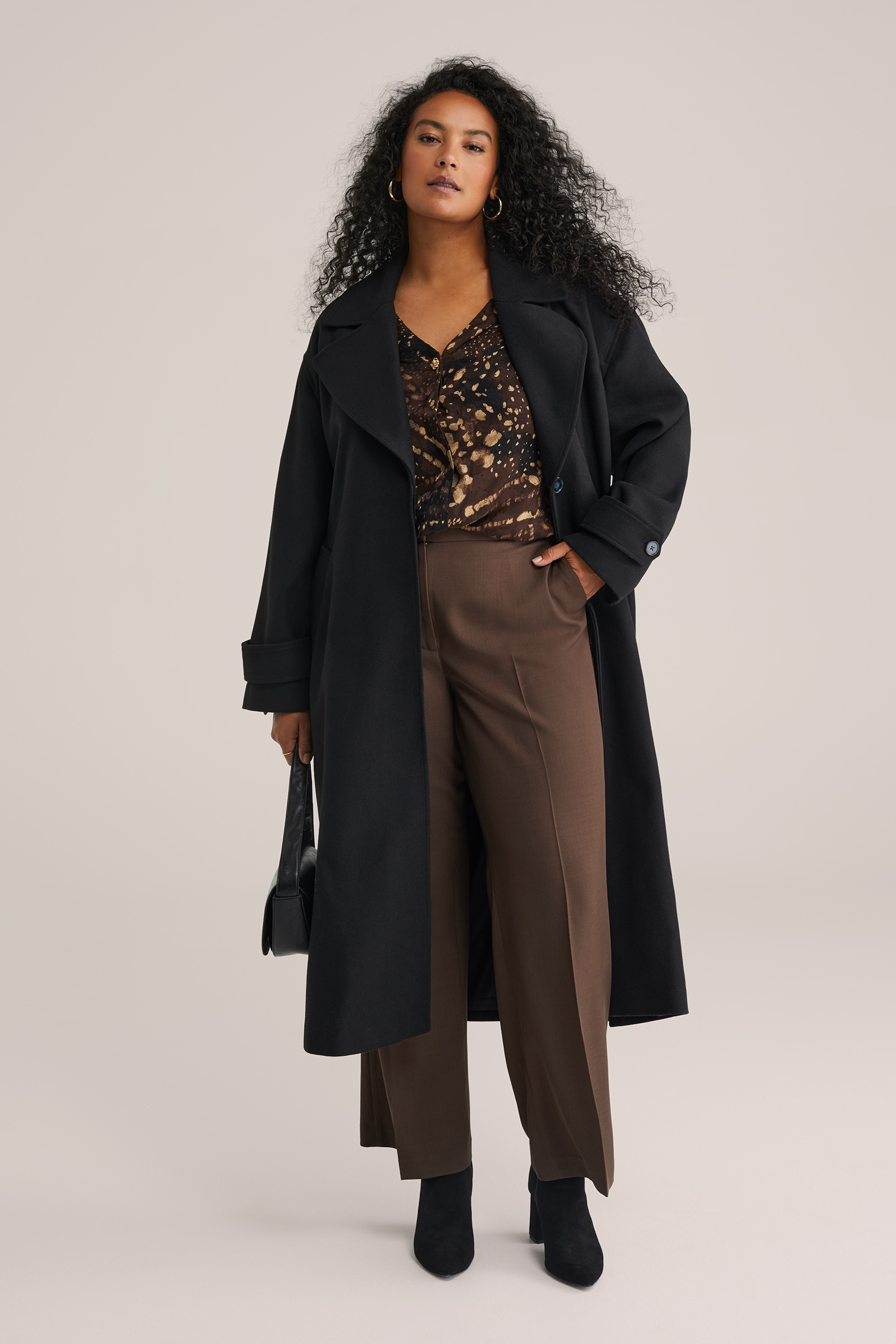 Dames wide leg pantalon - Curve