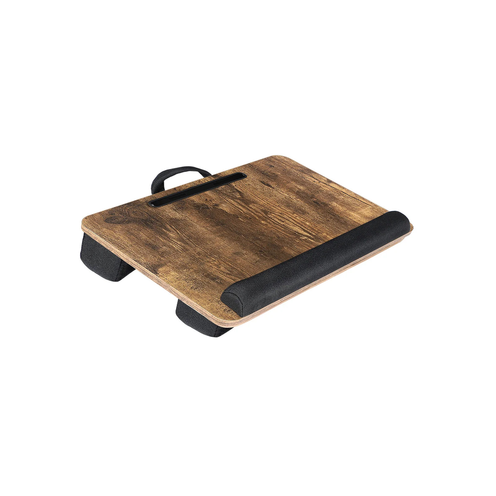 Table de lit marron rustique